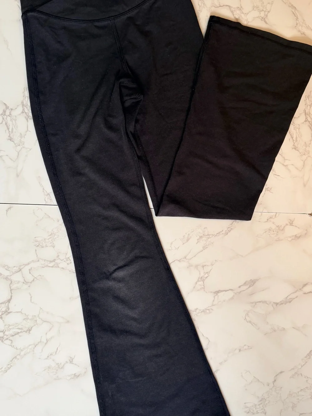 Old Navy Girls PowerChill Black Flare Leggings Size L